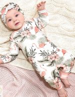 Von kilizo Newborn Baby Girl Clothes Romper Onesie Cotton Newborn Outfit for Girls Cute Infant Girl Jumpsuits Clothes - Image 3